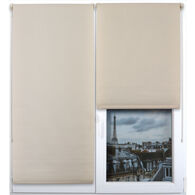 Estore Em Tecido Transl&uacute;cido Bege 42x180cm