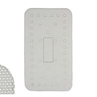 Tapete wc antiderrapante cinza 40x69cm,  Tapete wc antiderrapante cinza 40x69cm