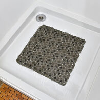 Tapete wc antiderrapante bolhas cinza,  Tapete wc antiderrapante bolhas cinza