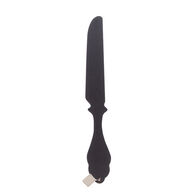 Faca decorativa preta para parede em mdf 77,5cm