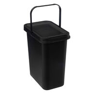Balde Do Lixo Preto Com Pega 12L