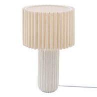 Candeeiro de mesa bege KENAN 43cm