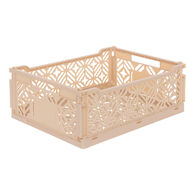 Caixa dobr&aacute;vel ARRY bege 40x30cm