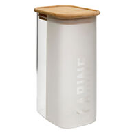 Frasco para farinha em vidro e bambu 1,6l