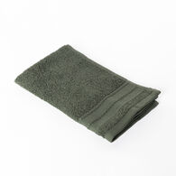 Toalha ESSENZA verde de algod&atilde;o 30x50cm