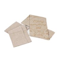 Conjunto De 2 Panos Shiny Dourado Em Algodão 40x60cm