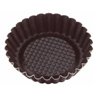 Conjunto de 4 formas caneladas para tarte 10cm