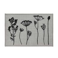 Tapete HERBIER cinza 40x60cm