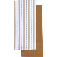 Conjunto de 2 panos de cozinha CHARLIZE bege 50x70cm