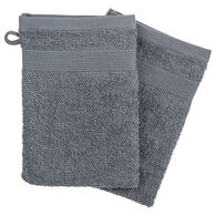 Conjunto de 2 luvas de banho PRAIA cinza,  Conjunto de 2 luvas de banho PRAIA cinza