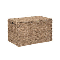 Mala ORIGINES bege em ráfia 38x64cm