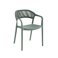 Cadeir&atilde;o efeito rattan verde