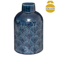 Jarra decorativa folhas FEEL 21,7cm,  Jarra decorativa folhas FEEL 21,7cm