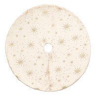 Tapete para &aacute;rvore decora&ccedil;&atilde;o estrelas 90cm