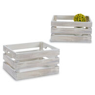 Caixa branca em madeira 16x26cm