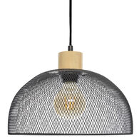 Candeeiro de teto SAM preto em metal