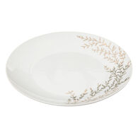Prato de sobremesa ROSE branco em porcelana 19cm