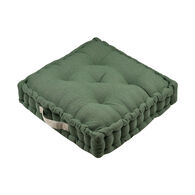 Almofada de ch&atilde;o RILAX verde em algod&atilde;o 60x60cm