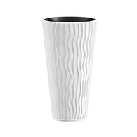 Floreira SANDY slim branco 62cm