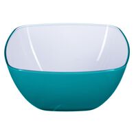 Taça quadrada azul 19cm,  Taça quadrada azul 19cm