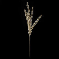Haste com folhas douradas 100cm