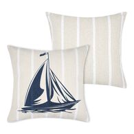 Almofada barco HARBOR bege 50x50cm