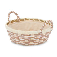 Cesto para p&atilde;o redondo com asas 23cm