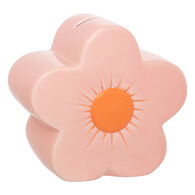 Mealheiro em forma de flor FORET ENCHANTEE rosa,  Mealheiro em forma de flor FORET ENCHANTEE rosa