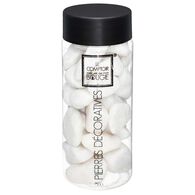 Pedras decorativas brancas grandes 750gr