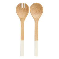 Conjunto de 2 talheres para salada INAYA branco