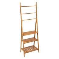Estante wc de bambu para parede,  Estante wc de bambu para parede