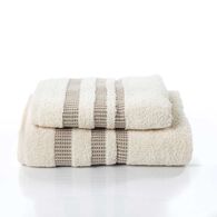 Conjunto de 2 toalhas de banho CHLOÉ natural,  Conjunto de 2 toalhas de banho CHLOÉ natural