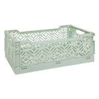 Caixa dobr&aacute;vel verde 30x20x11cm