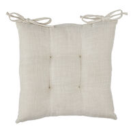 Coxim para cadeira CLEM bege 38x38cm,  Coxim para cadeira CLEM bege 38x38cm