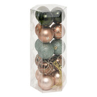 Conjunto de 15 bolas para decoração árvore 5cm,  Conjunto de 15 bolas para decoração árvore 5cm