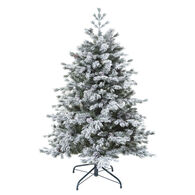 Árvore de natal YUKON verde efeito neve com pinhas 150cm,  Árvore de natal YUKON verde efeito neve com pinhas 150cm