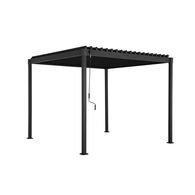 Pérgola HOKIA cinza graphite 3x3m,  Pérgola HOKIA cinza graphite 3x3m