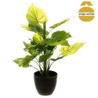 Vaso com planta artificial 45cm
