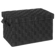 Caixa wc preto com tampa