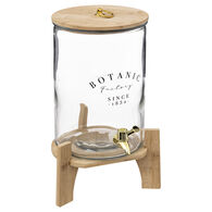 Distribuidor para líquidos botânica em vidro e bambu 8l