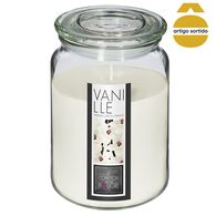 Vela jarro de vidro com tampa 510g