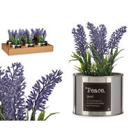 Vasinho de lavanda artificial