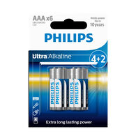 Conjunto de 6 pilhas Philips ultra