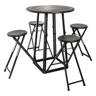 Mesa com 4 cadeiras para exterior,  Mesa com 4 cadeiras para exterior