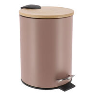 Balde wc taupe metal 3l