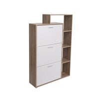 Sapateira com 3 gavetas e 4 prateleiras 132cm,  Sapateira com 3 gavetas e 4 prateleiras 132cm