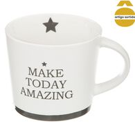 Caneca HAPPY em cerâmica 32cl