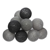 Grinalda com 10 LED cinza 165cm
