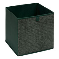 Caixa de arruma&ccedil;&atilde;o verde caqui 31x31cm VELVY
