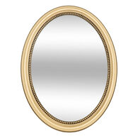 Espelho de parede VICTORIA dourado em mdf 53cm,  Espelho de parede VICTORIA dourado em mdf 53cm